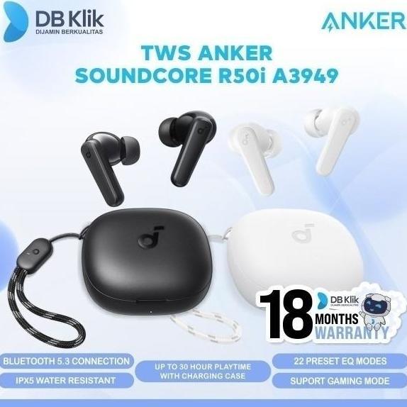 TWS Anker Soundcore R50i A3949 - True Wireless Earbuds Soundcore A3949