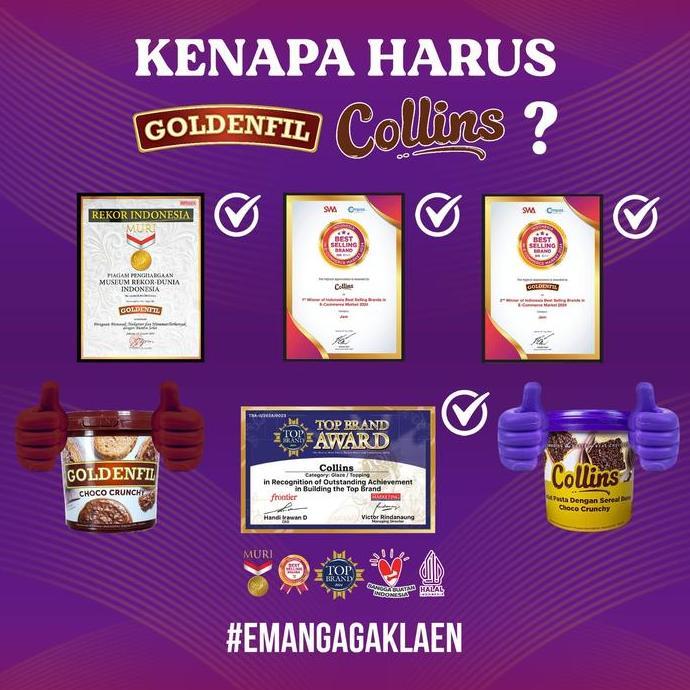 Sehatyuk- Goldenfil Selai Goldenfil Tiramisu Crunchy Selai Roti Bolu 1Kg Aroma Tiramisu Kuat Cocok U
