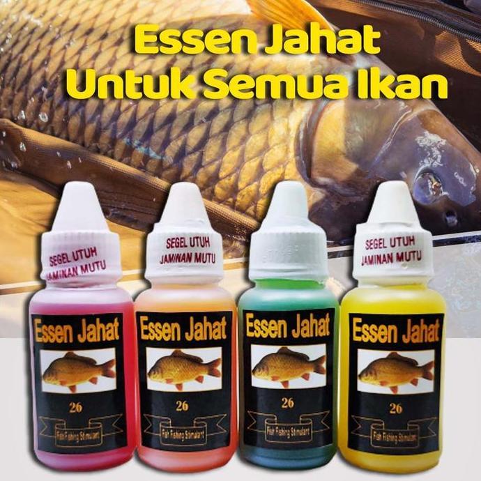 Jaaminkwalitas- Essen Jahat. Umpan Ikan Mas. Oplosan Ikan Mas. Essen Oplosan 30 Ml.