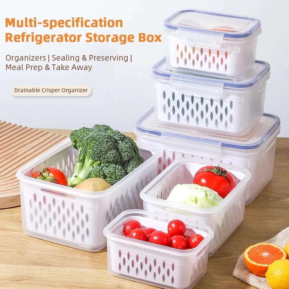 NEW PXTON - Food Container  /  Kotak Tempat Penyimpanan Makanan  / Rak kulkas