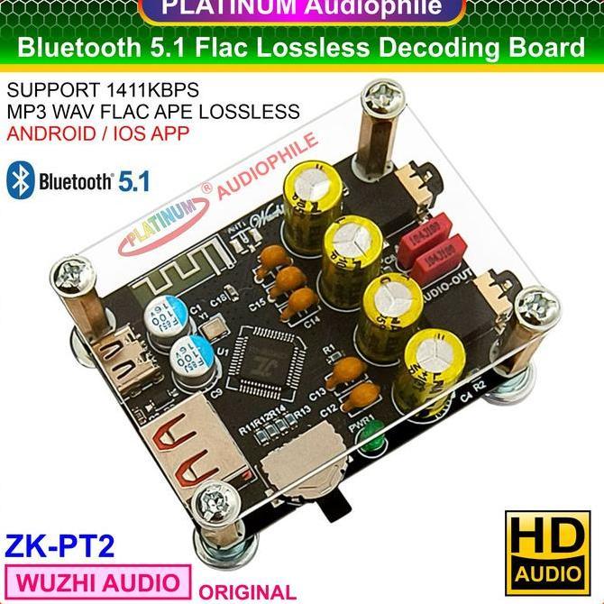 Bluetooth Audio Decoding BT 5.1 Lossless Flac MP3 Audio Receiver ZK-PT2