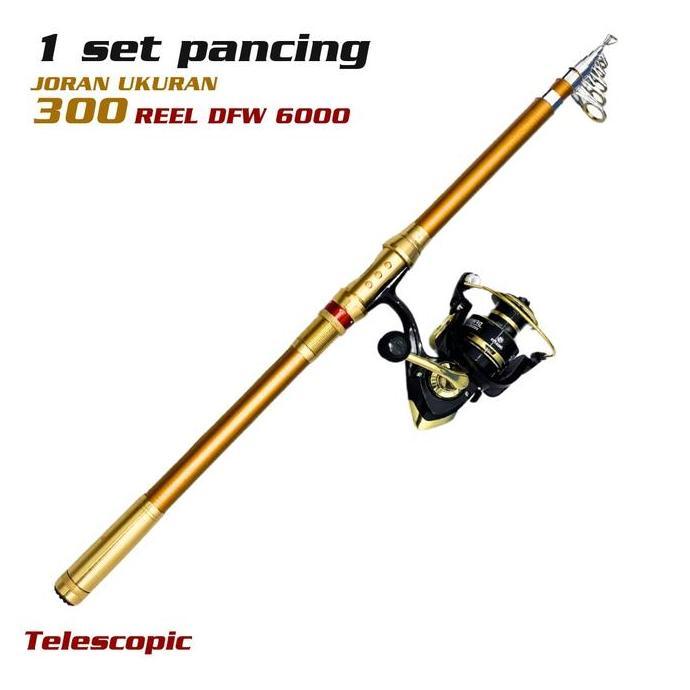 Jaaminkwalitas- 1 Set Joran Pancing Portable Hh Carbon Joran Laut Telescopic Antena Tongkat Pancing 