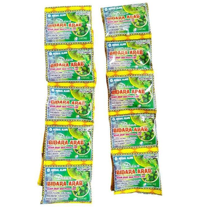 Zerox- Kapsul Daun Bidara Arab Asli 100% - 1 Hanger, 20 Bungkus