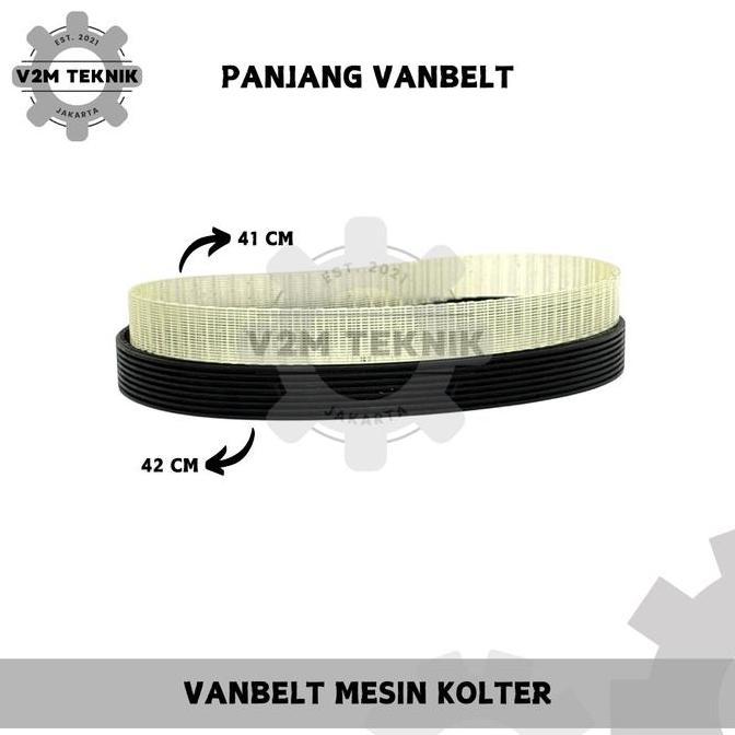 Ferrypoer43 - Vanbelt Mesin Kolter T806 T806A T807 TM807A / Sabuk Van Belt Mesin Korter / Sparepart 