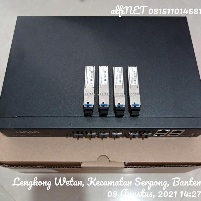 Mmhstore- Hioso Ha7304 4 Pon Port Epon Olt Ftth Catv Olt Fiber Optic 1.5G