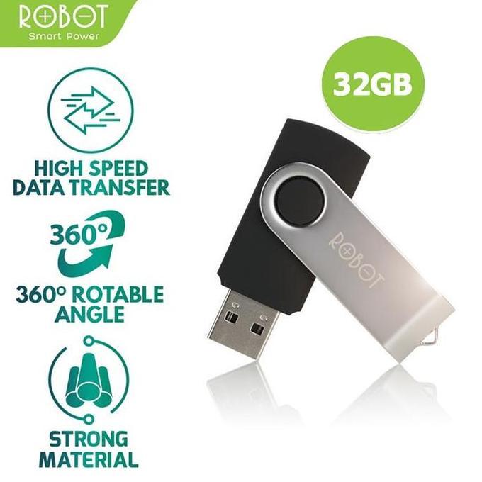 (SERUNI) FLASHDISK ROBOT RF132 32GB ROTARI