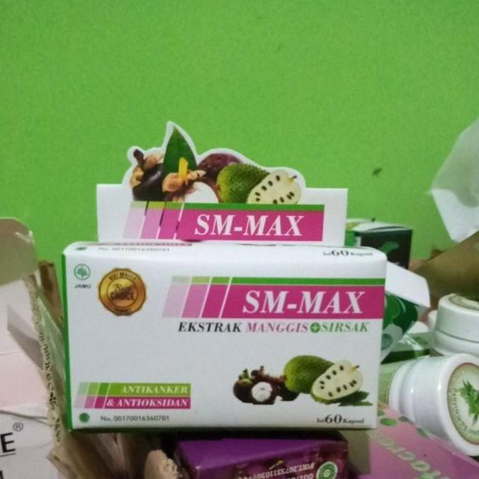 Zerox- Kapsul Sm-Maxs | Kapsul Ekstrak Kulit Manggis Dan Daun Sirsak | Ace Max'S Ash Sihah