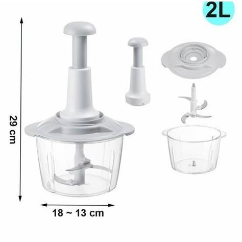 sale Chopper Tekan Penghalus Blender Manual Pencacah Daging Cabe Bawang Penghalus Tanpa Listrik Pisa