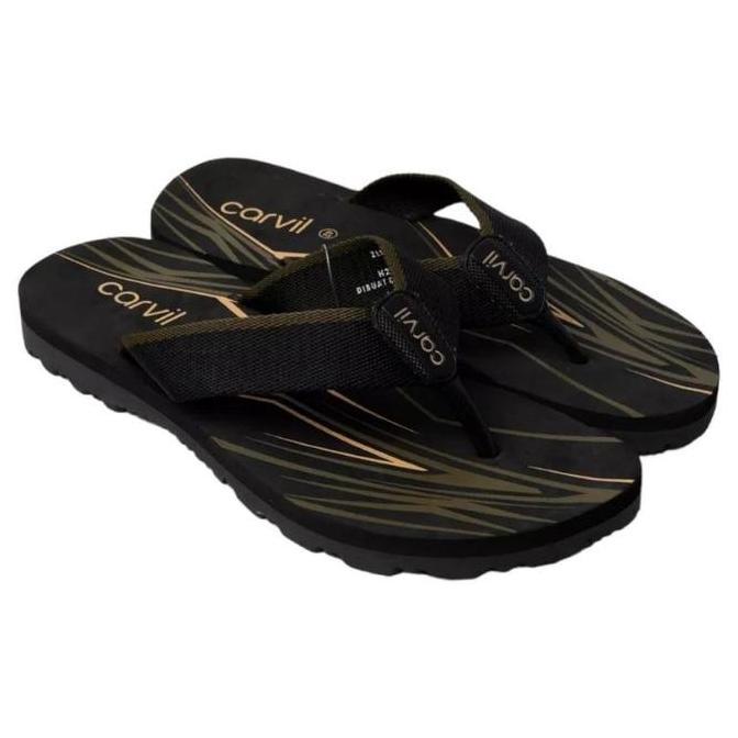 Sandal Cowo Minimalis Termurah Sandal Pria Carvil - Sandal Pria Carvil 100% Original