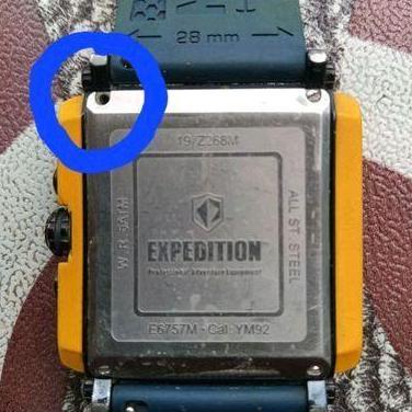 MUR BAUT TUTUP BELAKANG JAM EXPEDITION EXP SCREW DRIVER ORIGINAL E3008 E6722 E6731 E6757 E6782 E6800