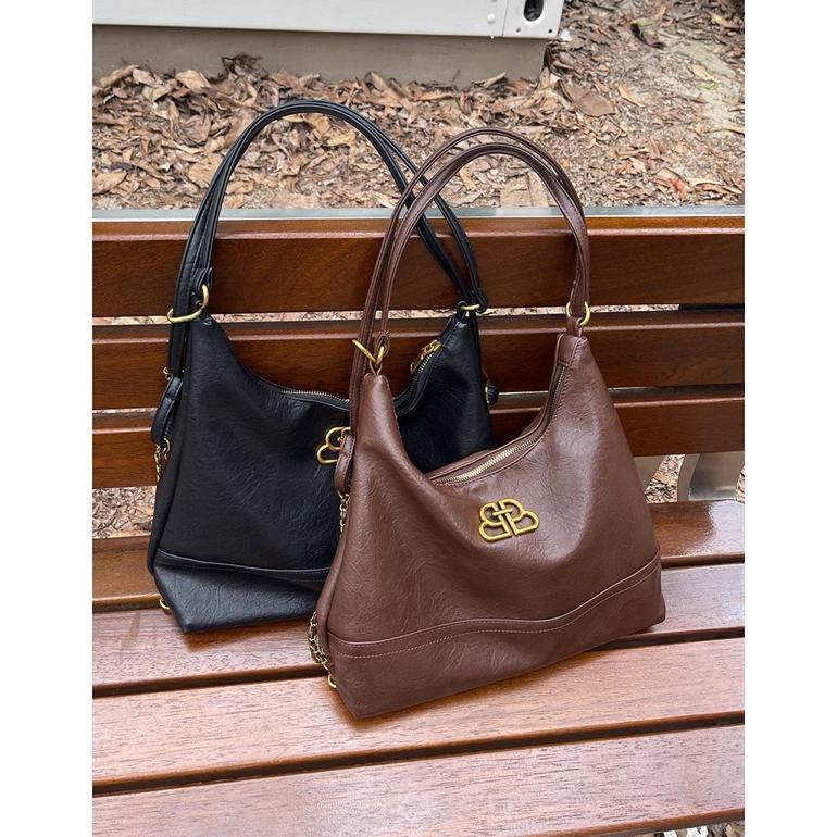 Grade Ori Tas Bahu Kulit Wanita Tas Cewek Rantai Shoulder Bag Gc 8739