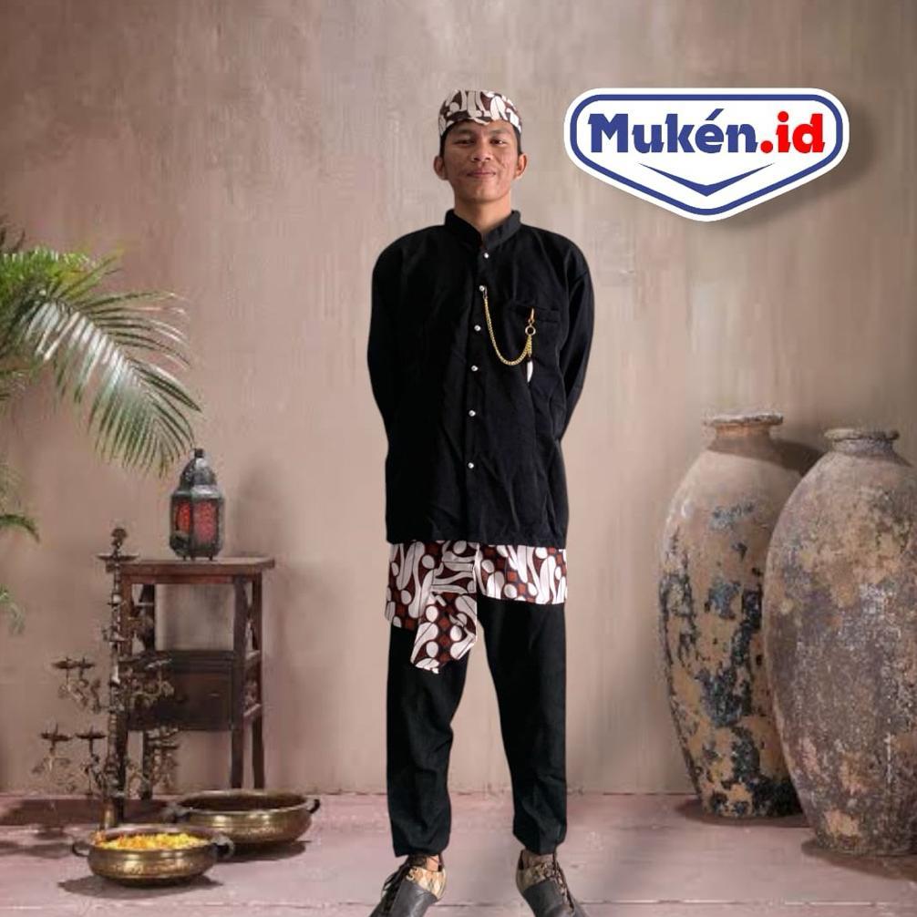 Disc [Packing Dus] Baju Adat Basofi Baju Adat Jawa Cak Pria  Adat Jawa Timur Beskap Baju Karnaval