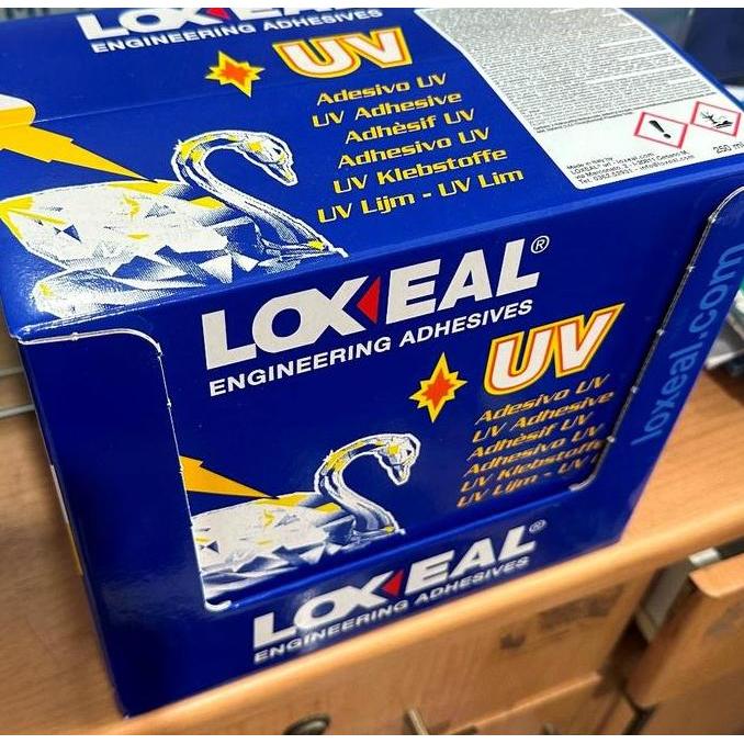 Lem Kaca UV Transparant 250 ml UV Curing Light Adhesives Lem Kaca UV Loxeal