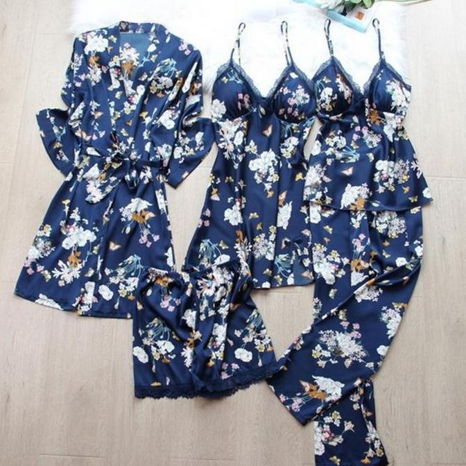 Bossexy-Lingerie 5 In 1 Sutera Premium Kimono Set/Seserahan/Lingerie Set