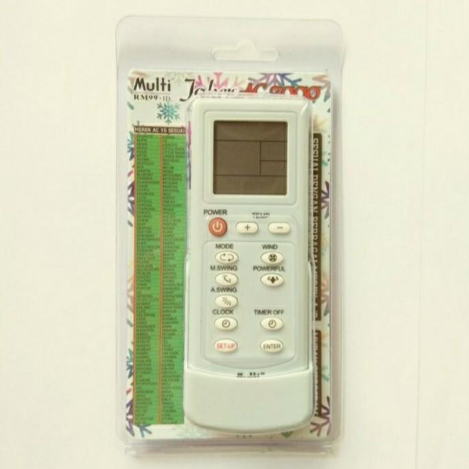 REMOTE REMOT AC AVANTE/AKARI/AKIRA/AQUA/ARTIC MULTI UNIVERSAL