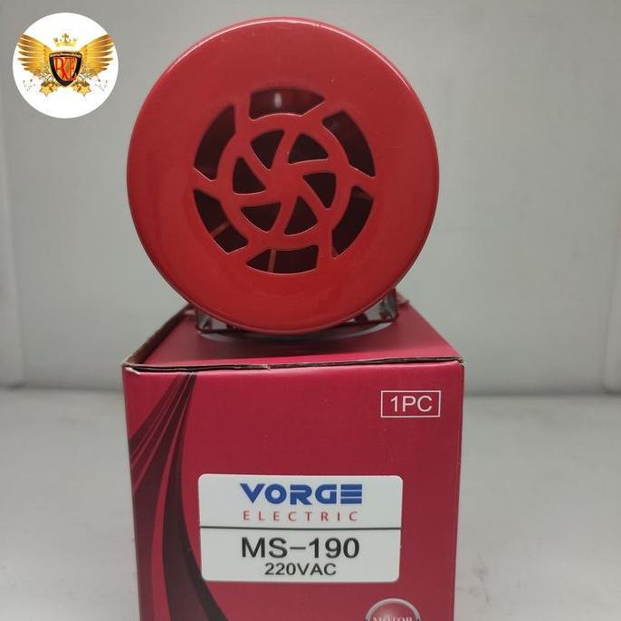 VORGE MINI MOTOR SIREN (SIRENE) MS-190M 3" BUKAN FORT MS-190 MS190 SIAP KIRIM