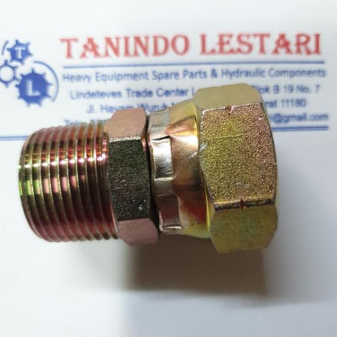 Adapter 1/2" BSPP Male x 22 RO Swivel