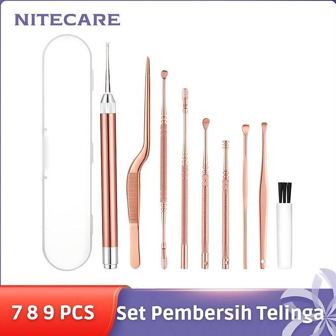 Set Korek Kuping Alat Pembersih Telinga Aman untuk Bayi atau Dewasa