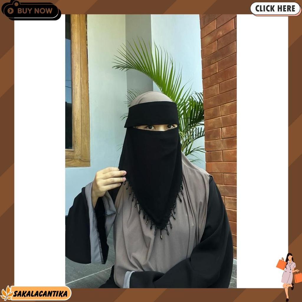 Cadar Bedoonesm 20Cm 30Cm Niqab Khas Saudi Pendek Niqob Hurem Cadar Yaman Lokal Cadar Bandana Niqab 