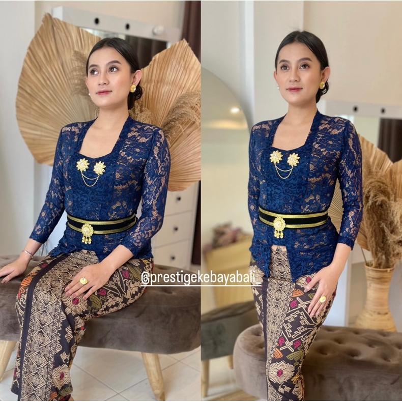 Cuci Gudang  (Bisa Cod) One Set Kebaya Sofia Strait/Setelan Kebaya Sofia/Kebaya Brokat Sofia/Kebaya 