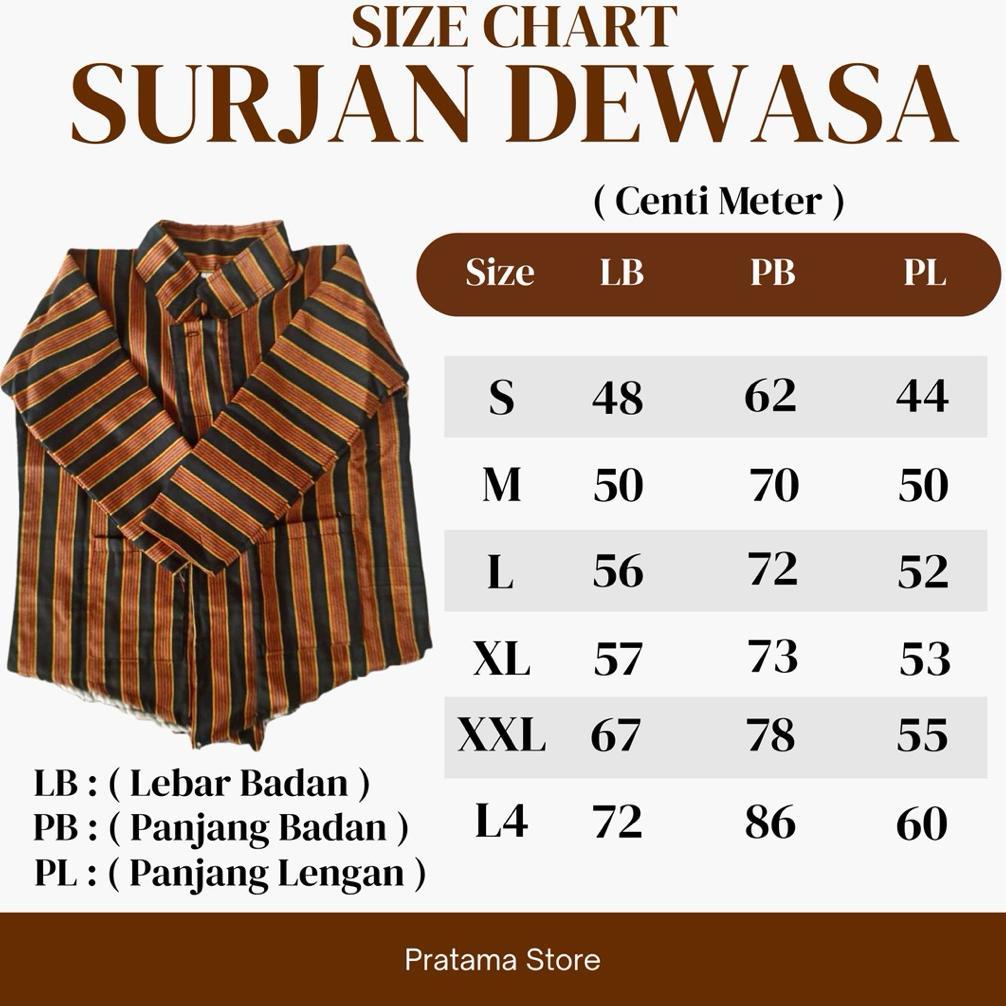 Limited Ready Siap Kirim  Baju Adat Jawa Lurik Dewasa Pria Baju Lurik Adat Jawa Dewasa Baju Jawa Lur