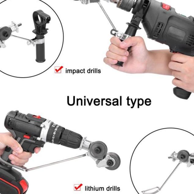 Adapter Bor Ke Gergaji Potong Seng / Plat / Metal Kepala Ganda Multifungsi Ks