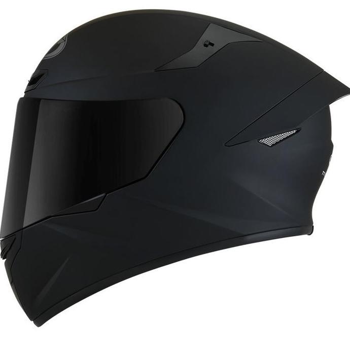HELM KYT TT COURSE PLAIN (VISOR CLEAR) - MATT BLACK