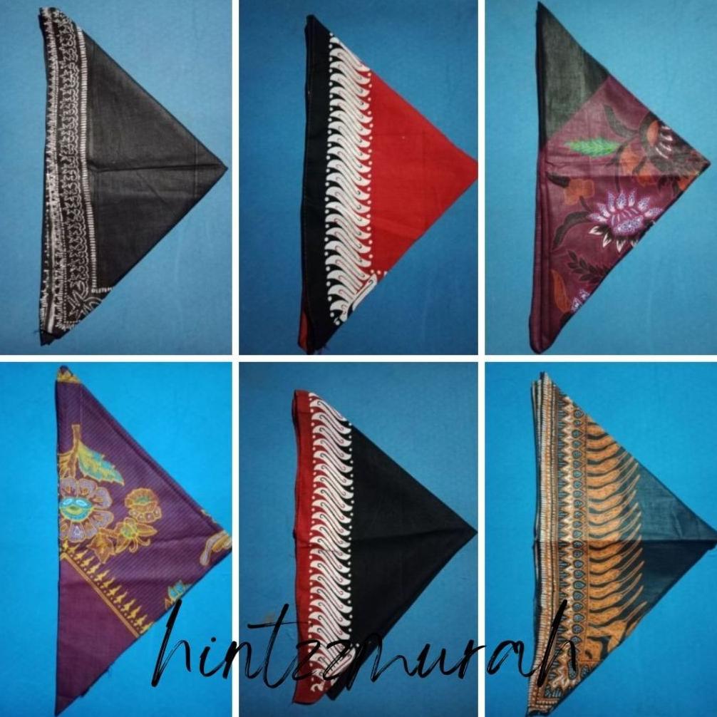 Udeng Batik Segitiga Banyuwangi / Iket Kepala Batik / Slayer Jaranan / Udeng Solo / Udeng Batik Kuda