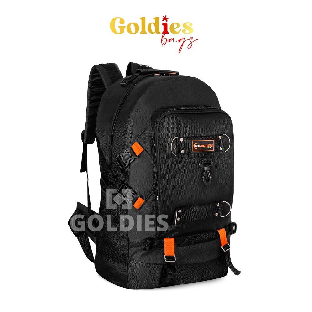 Goldvers Tas Ransel Pria Jumbo Backpack Pakaian Traveling Tas Mudik 50Litter Import Termurah