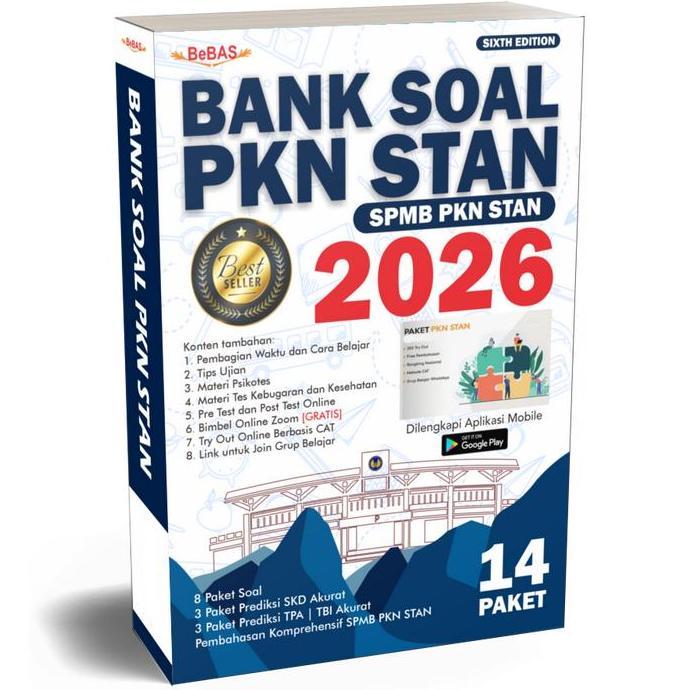 Asepkaromm - Bebas Bank Soal PKN STAN 2026 - 14 Paket Soal & Pembahasan Lengkap Best Seller 352 Hala