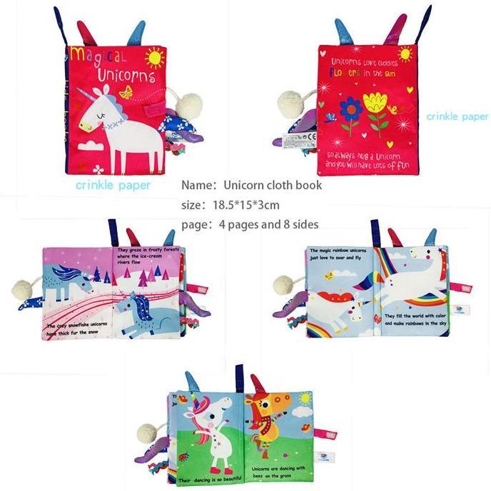 Soft Book Bayi Newborn Tails Ekor, Softbook Baby