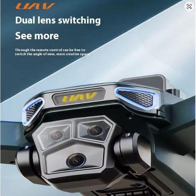 TERMURAH - NEW Drone P30 GPS 8K Dual Camera 5G Laser Anti Tabrak 4.5inch Rc Screen Remote Control RC