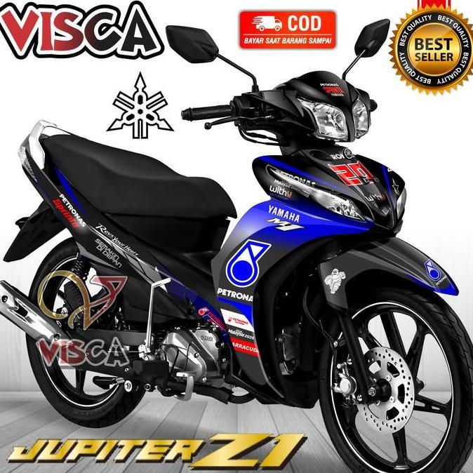 (Stiker Motor) Decal Jupiter Z1 Robot Full Body Variasi Desain Petronas