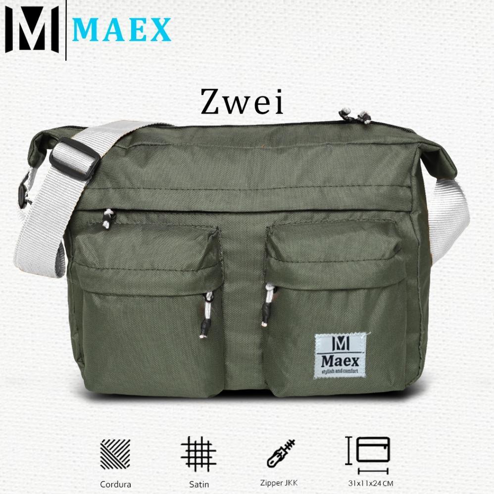Tas Selempang Maex Zwei Tas Selempang kerja Tas Selempang Pria Wanita Tas Selempang Besar Tas Laptop
