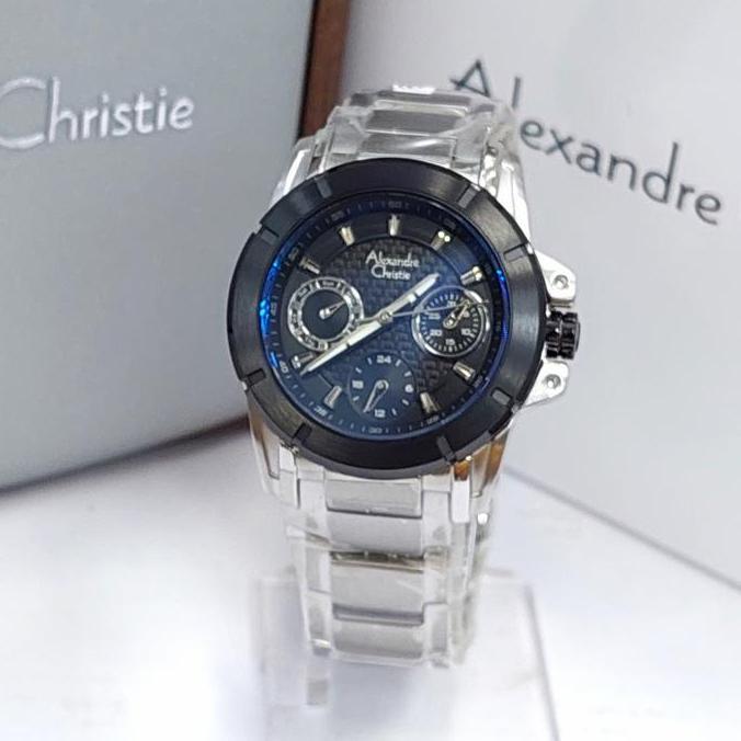 JAM TANGAN ALEXANDRE CHRISTIE AC6226 / AC 6226 SILVER BLACK LADIES