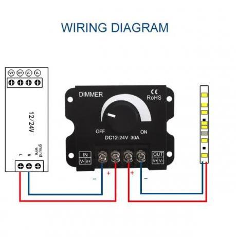 Dimmer Dc 12/24V Low Voltage Dimmer Premium