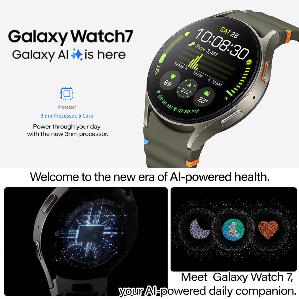 TERBARU Samsung Galaxy Watch 7 44mm Smartwatch Pria Smartwatch Wanita Jam Tangan cowok Jam Tangan wa