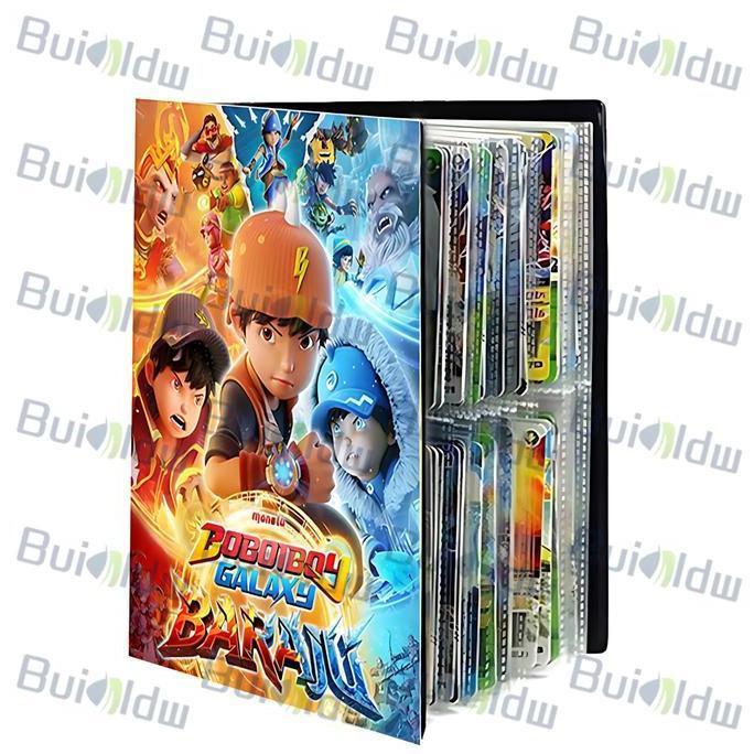 Boboiboy Galaxy Kartu Album 240/432PCS PVC Album Kartu BoBoiBoy Galaxy Baraju Penyimpanan Kartu Card