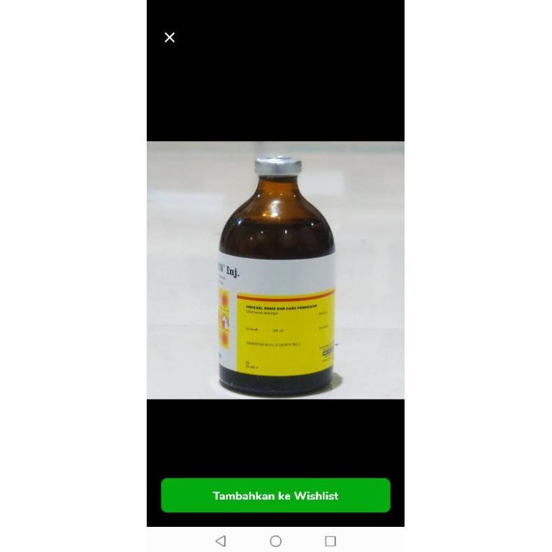 Terlaris Sulpidon Sanbe 100 Ml Obat Demam Hewan