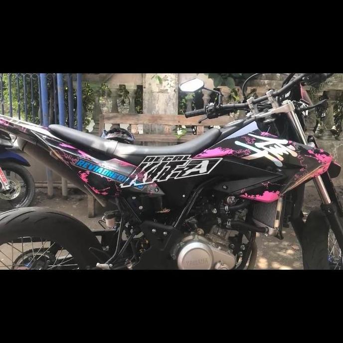 Sticker decal wr 155 dekal stiker wr155 decal yamaha wr 155 custom desain striping variasi wr 155