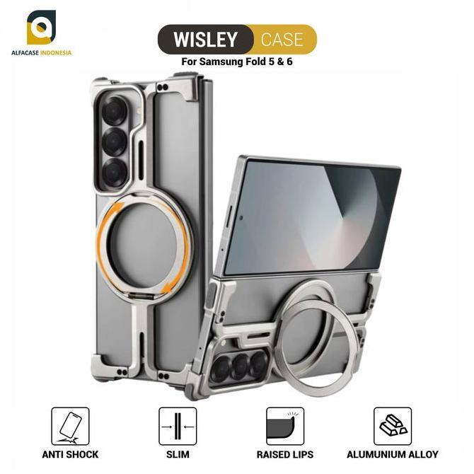 NEW ALFACASE Casing Untuk Samsung Z Fold 5 6 - Wisley Case- Casing Untuk Samsung Z Fold 5 6