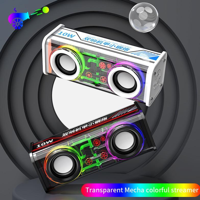 BEST DEALS QUADRA PORTABLE V8 SPEAKER BLUETOOTH BASS GEMPUR 3D LED RGB SYNC SPIKER BLUETOOTH 5.3 HEM