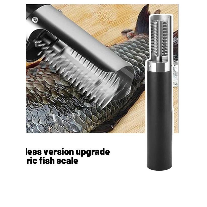 Mesin/Alat Pembersih Pengupas Sisik Ikan Otomatis Elektrik Stainless Anti Karat Alat Pisau Sisik Ika