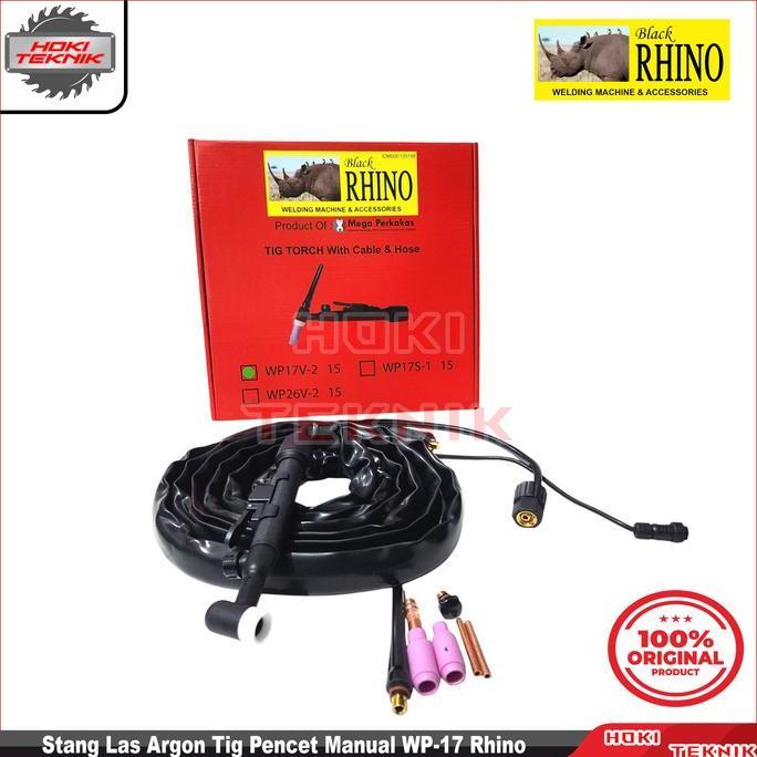 TERBARU - Stang Las Argon Tig Pencet Manual WP-17 Rhino