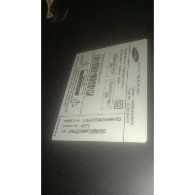Psu SAMSUNG UA55H6400 UA55H6400AW power supply mesin tv regulator CVCU32