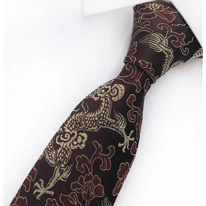 DASI PRIA CORAK BATIK PREMIUM LEBAR 3 INC ELEGAN WEDDING BIRU KANTOR