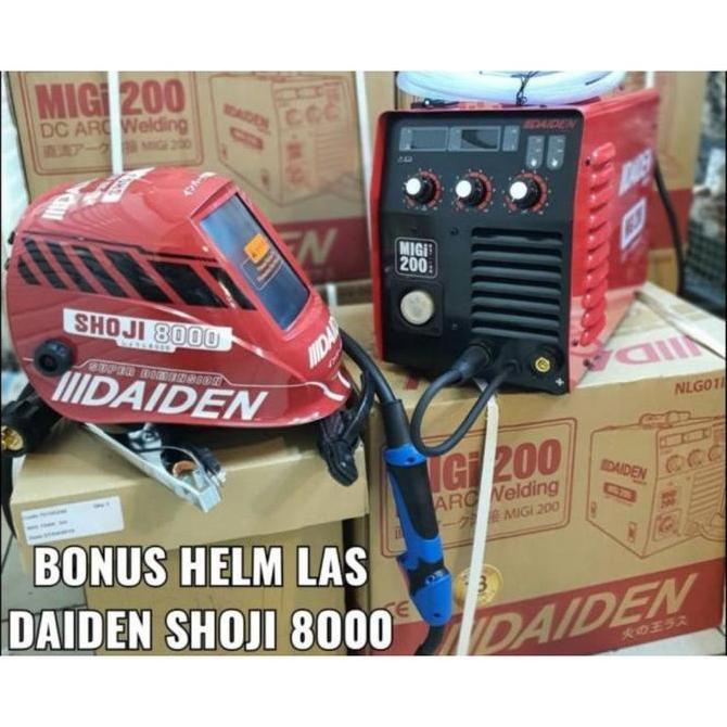 MESIN LAS DAIDEN MIGI 200 MESIN LAS CO2 DAIDEN MIG 200 INVERTER DAIDEN MIGI CVCU22