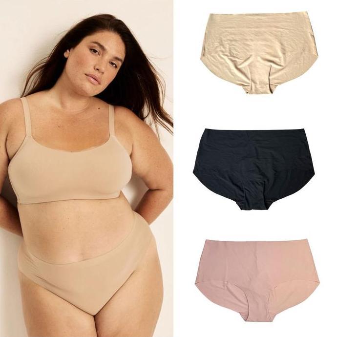 [Minne] Maurices Celana Dalam Midi Seamless Wanita Reguler & Plus Size