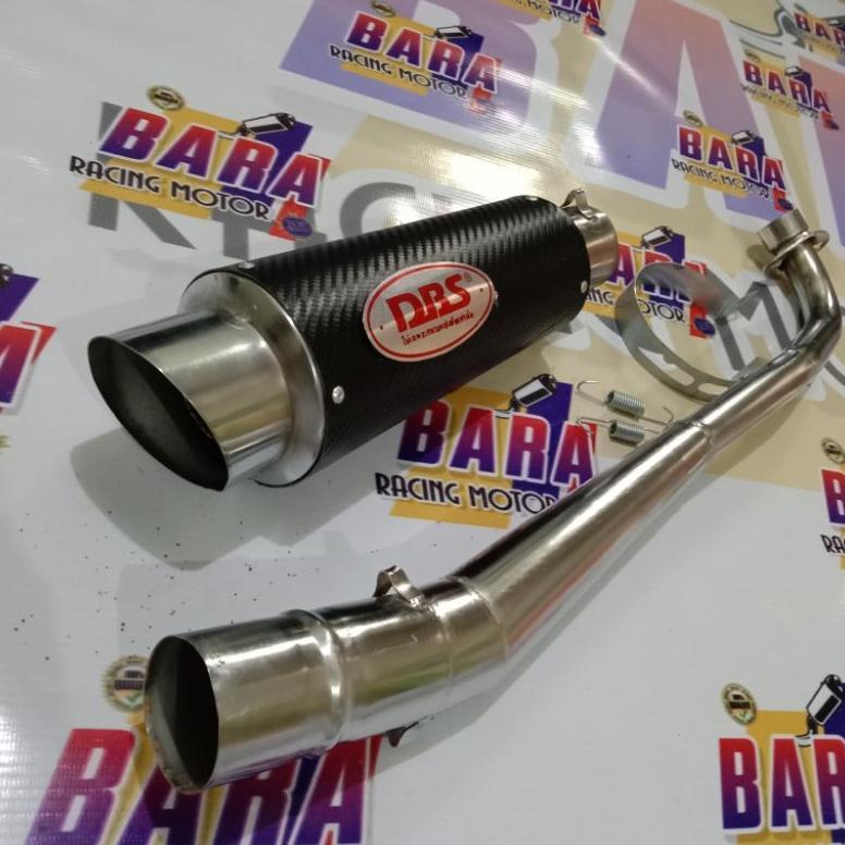Grade Ori Knalpot Draco Karbon Motor Supra Lama,Supra X 125,Kharisma,Revo Lama,Revo Absolute,Revo Fi