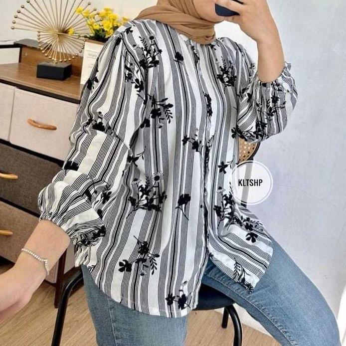[Terlaris] Kemeja Rayon Motif - Kemeja Rayon Viral - Kemeja Rayon Bestseler - Kemeja Rayon Casual - 